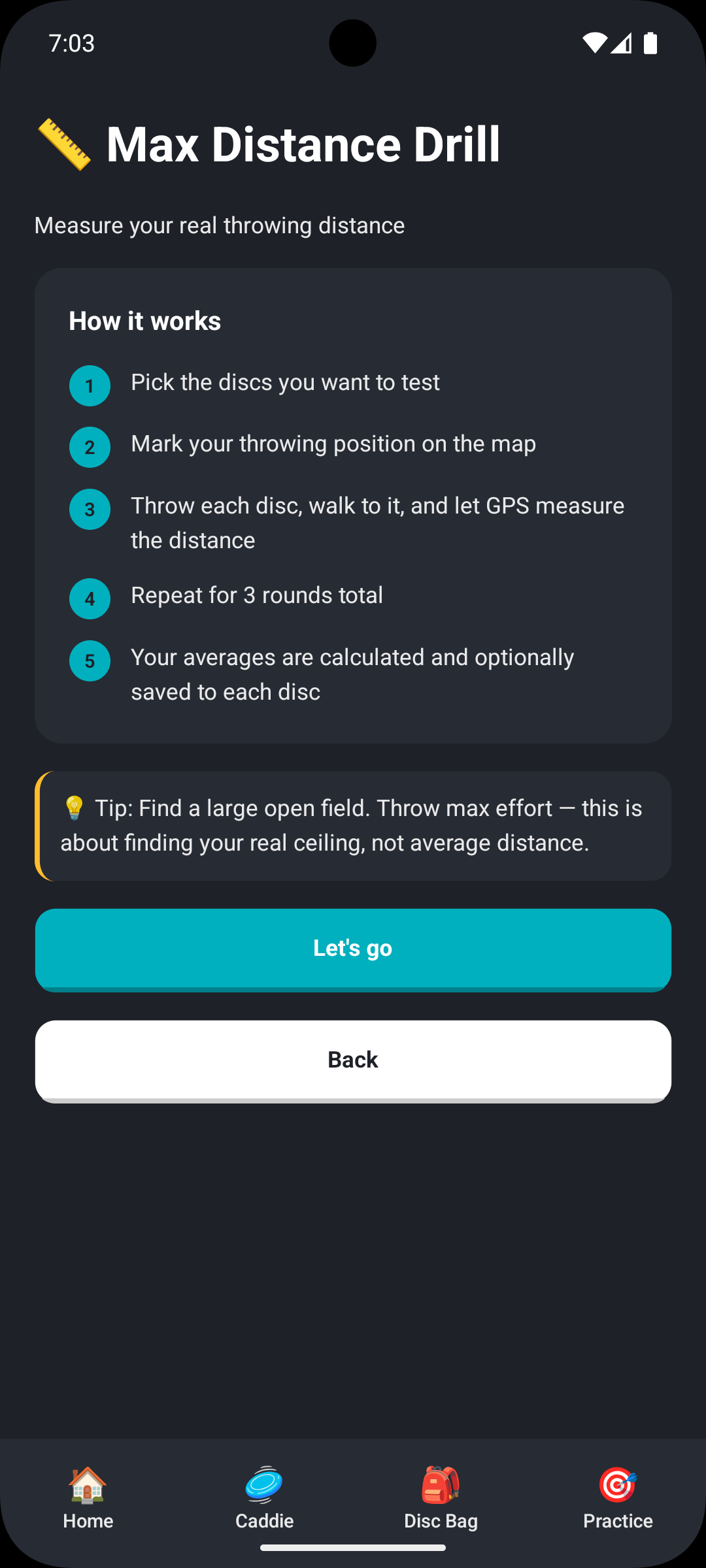 Practice drill
