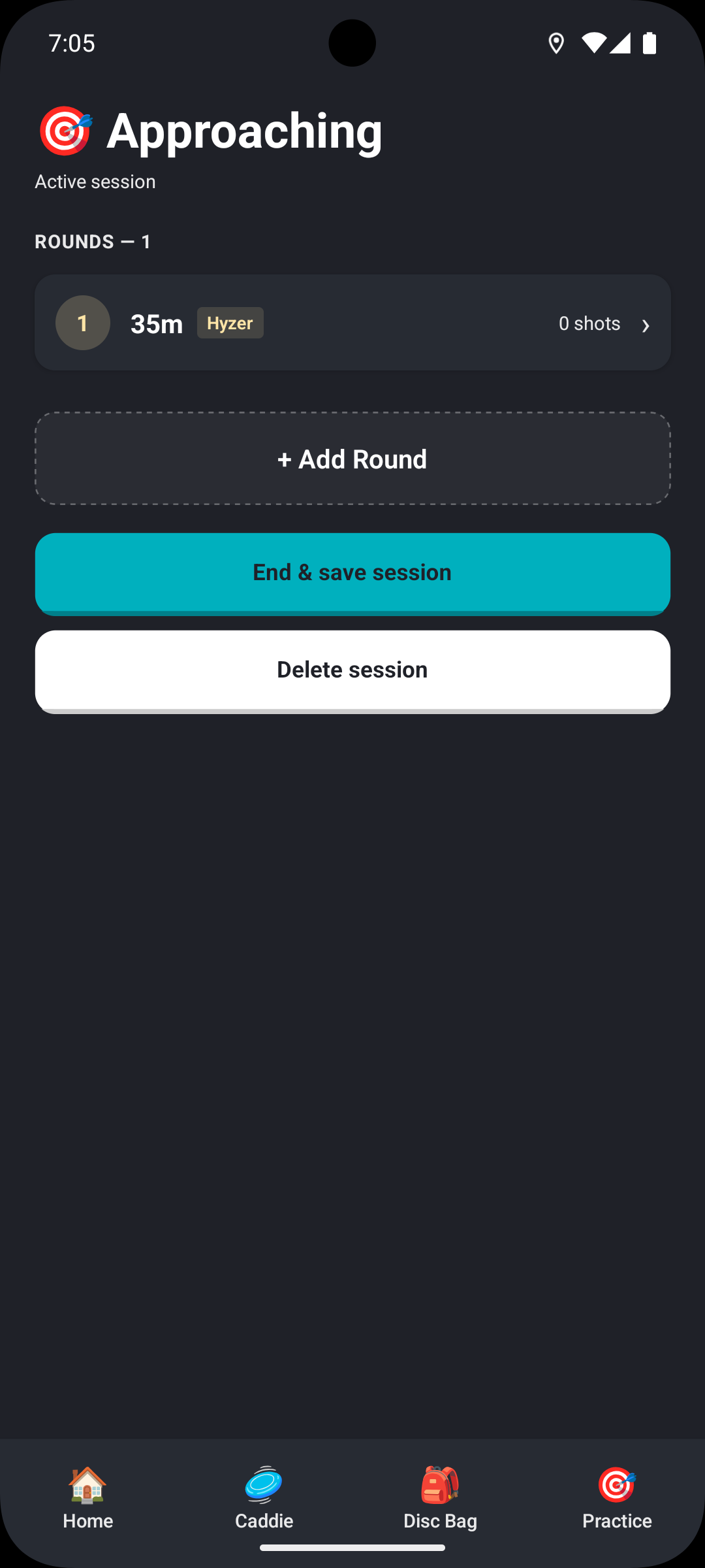 Practice progress stats
